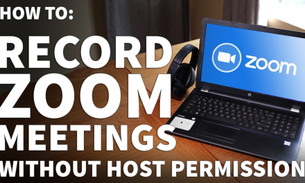 How to Record Zoom Meeting Without Host Permission on Windows 10